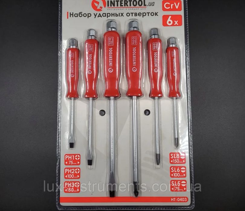 Набір викруток ударних 6 шт