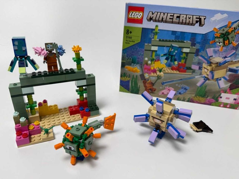 Lego 21180 Minecraft The Guardian Battle Майнкрафт Лего