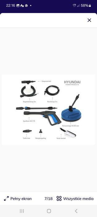 Myjka ciśnieniowa Hyundai