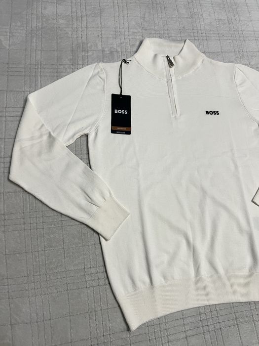 Sweter męski Boss biały M L XL
