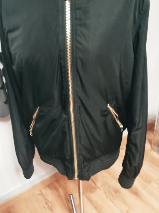 Kurtka damska czarna M krotka lekka bombier