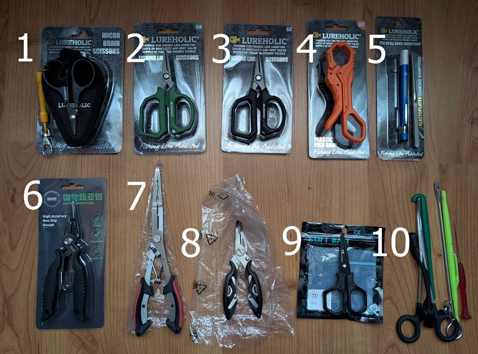 Плоскогубцы ножницы LureHolic Titanium Kingdom Booms Samolla