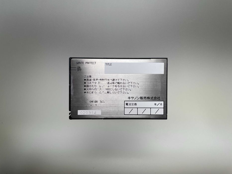 Cartão de memória PCMCIA SRAM 1MB com bateria