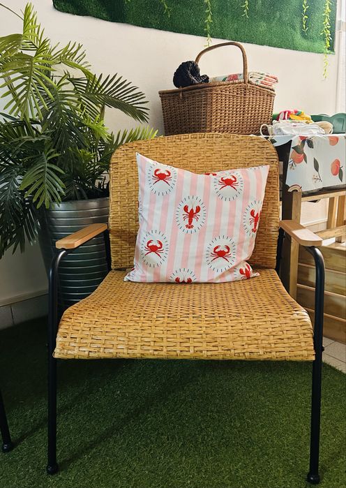 Cadeirão em rattan/vime – Espaço Casa