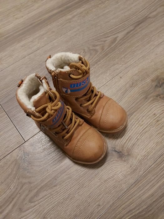 Buty 23 zimowe 14,5 cm wkładka Dusty samoloty trapery botki