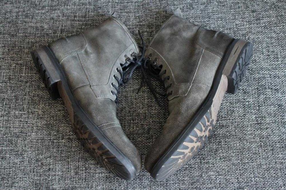 Ботинки Asos Оригінал Нат замша 45.5-46р