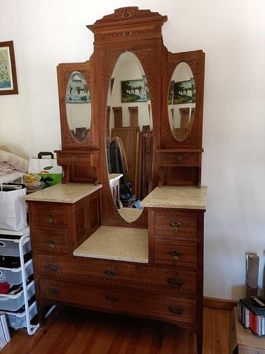 Mobília de quarto completa vintage