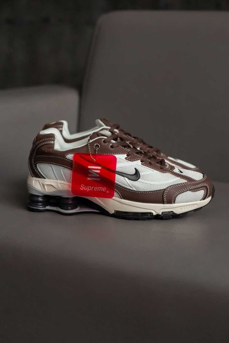 !SALE! Nike Shox Ride 2 Supreme White/Brown 37 38 39 40 41 42 43 44 45