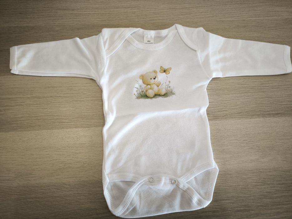 Pack de 2 bodys com etiqueta