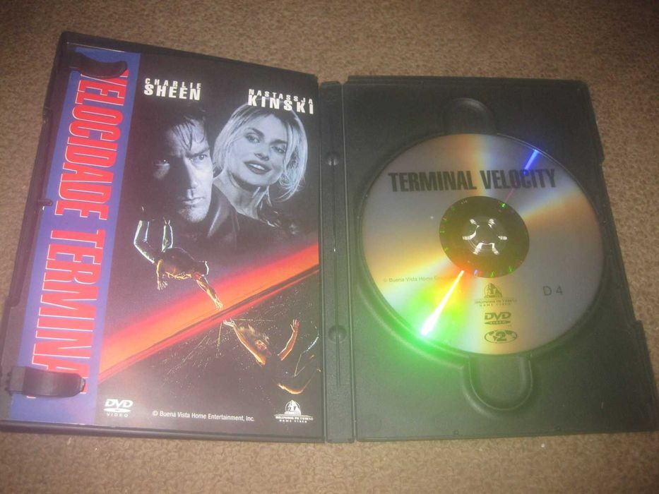 DVD "Velocidade Terminal" com Charlie Sheen/Raro!