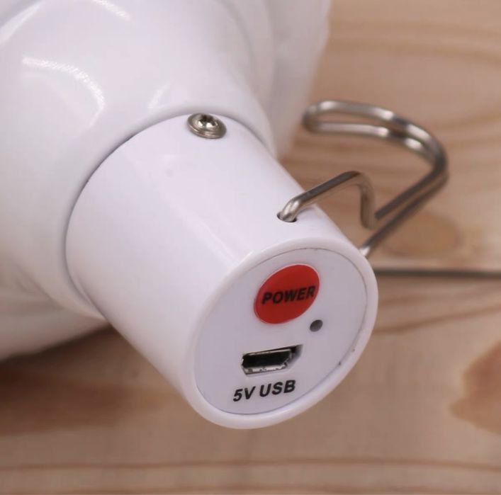 Лампа ліхтар для кемпінгу на акумуляторі на 120w, світлодіодна