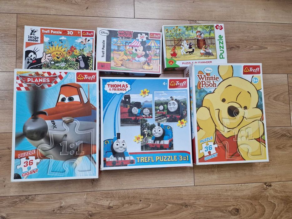 Sprzedam  puzzle, gry edukacyjne