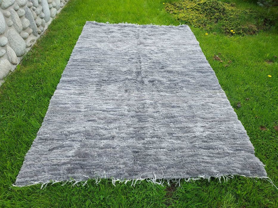 Dywan Narzuta Wełniana XXXXL 3x2m Dywan ze Skór Owczych Tkany
