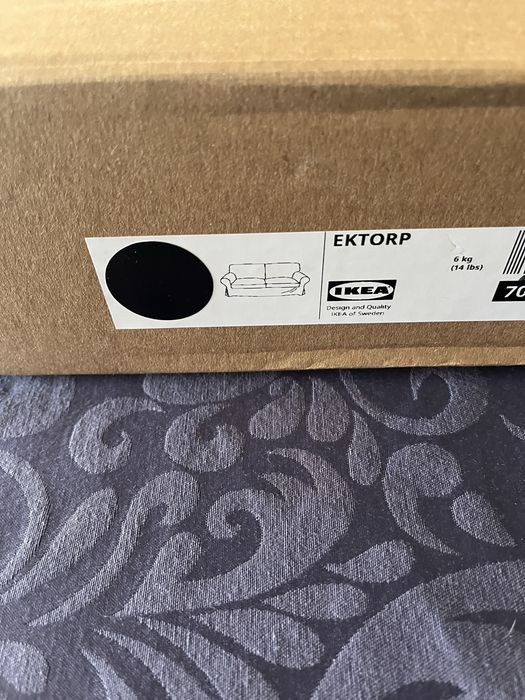 Ikea Ektorp capa sofa 2 lugares hillared antracite