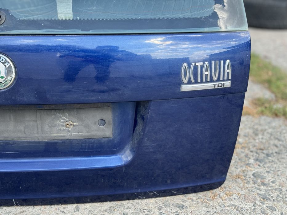 Ляда Skoda Octavia A5 синя 9462 кришка багажника Універсал шкода а5