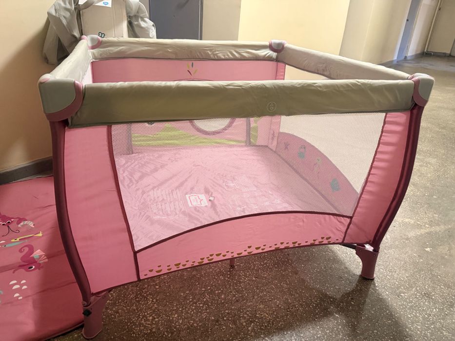 baby design play kojec łóżeczko o8 pink