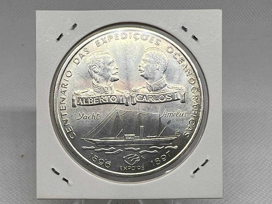 Portugal 1997 - 1.000 Escudos Prata - Centenário das Expedições Oceanográficas