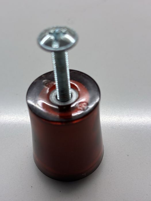 Puxadores bordeaux/cromado