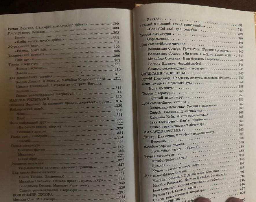 Підручник Українська література 7-й клас 2004