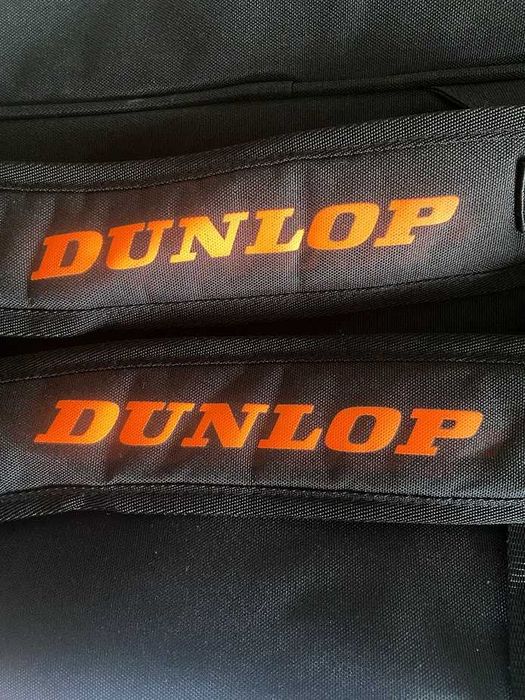Saco de Padel Dunlop Play – Preto/Laranja