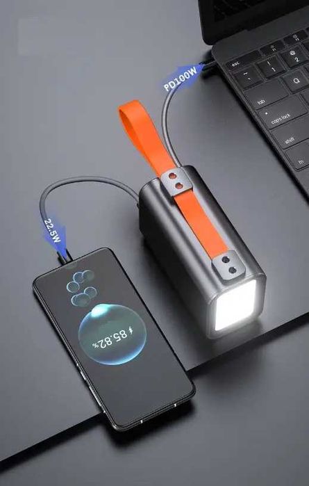 Повербанк 100W 30000 мАч  зарядний пристрій 5A ViaKing LapTop