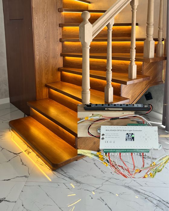 Підсвітка сходів з радіомодулем