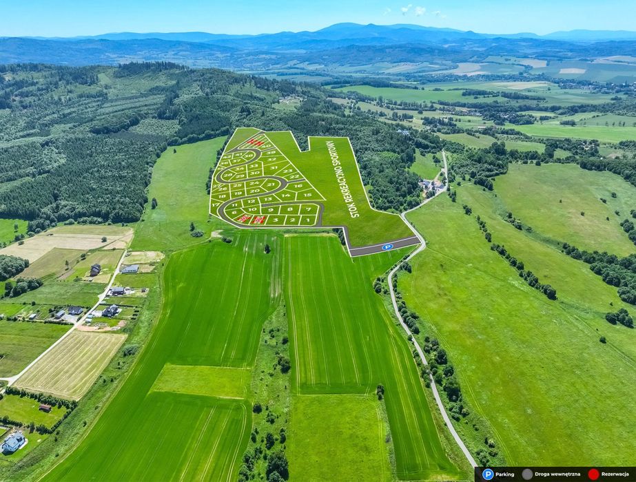 Działka rekreacyjna pod domki 35, 50 i 70 m2. Pewna inwestycja! Raty!