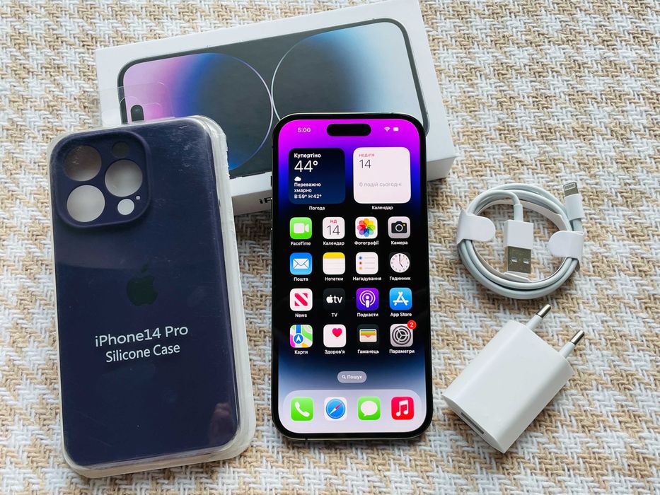 IPHONE 14 PRO 512Gb АКБ 100% Deep Purple NEVERLOCK ( 71035)