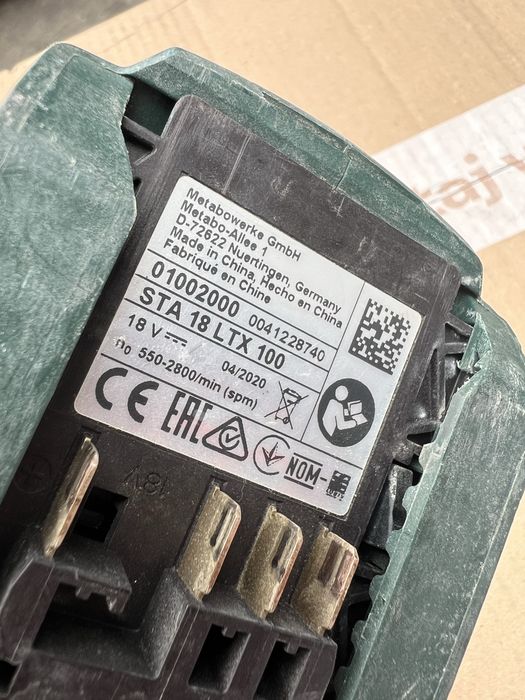 METABO 18V BL | Wyrzynarka, Wkrętarka, Zakrętarka + 2x Aku CAS