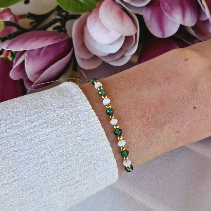 Bransoletka z kamieni naturalnych. Prezent. Handmade