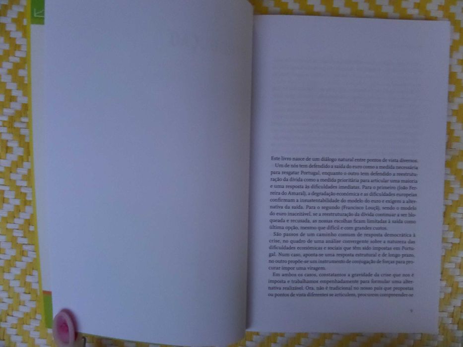 A SOLUÇÃO - Novo Escudo
de João Ferreira do Amaral e Francisco Louçã