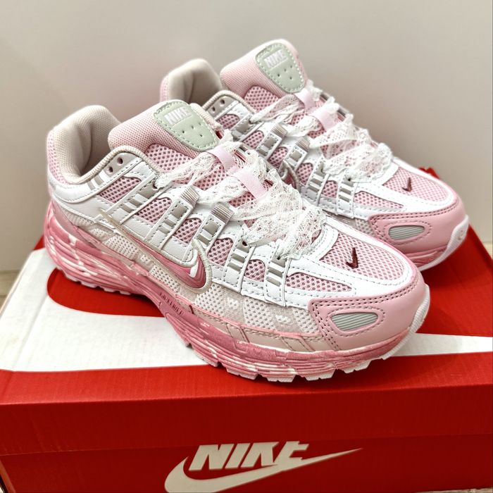 Nowe Oryginalne Damskie Buty Nike P6000 Różowe Sneakersy Y2K Rozmiar 38
