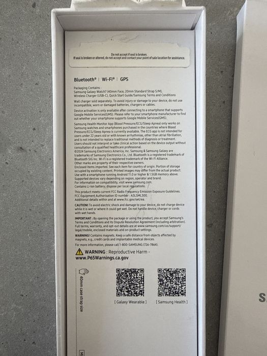 Samsung Galaxy Watch 7 40mm – nowy, nieużywany