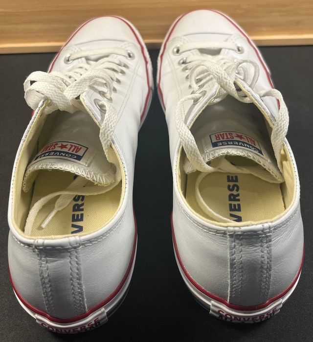 Buty Converse Chuck Taylor All Star Leather 132173C - białe - 42,5 EU