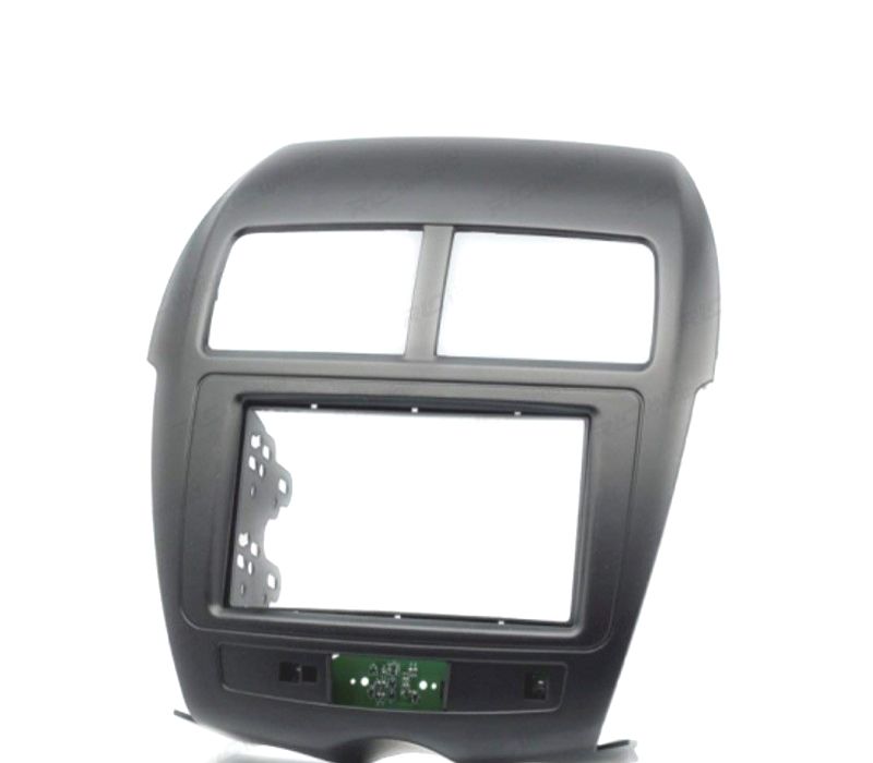 MOLDURA ADAPTADOR PRETO COM PCB PARA RADIO 2-DIN PARA CITROEN C4 MITSUBISHI ASX RVR OUTLANDER SPORT PEUGEOT 4008