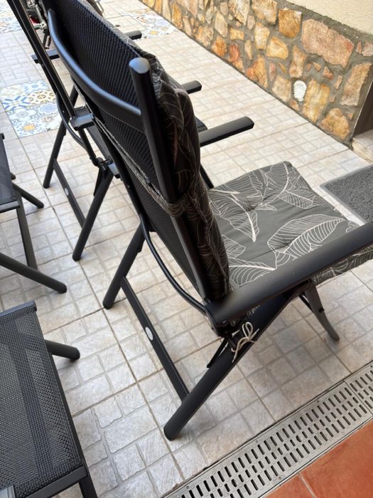 6 cadeiras reclinaveis JYSK