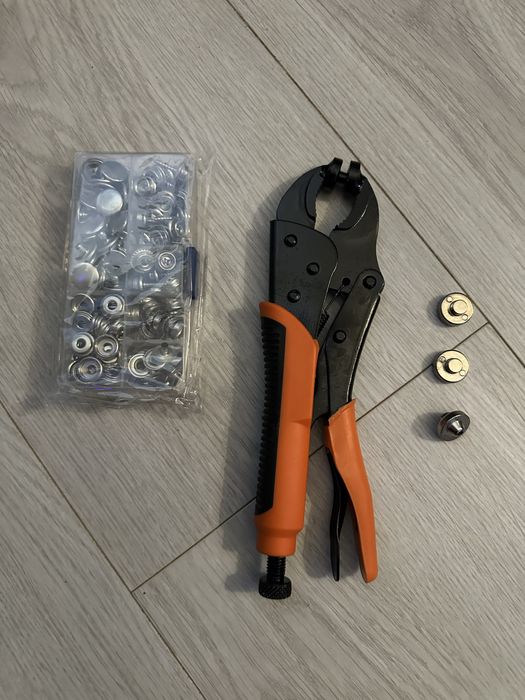 Zestaw Szczypce Do Nap i Napy Zatrzaski Do Żagli, Materiałów