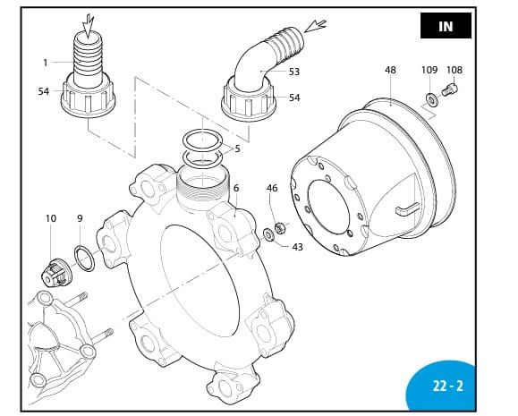 Zbiornik oleju pompy AR Annovi Reverberi 60-280
