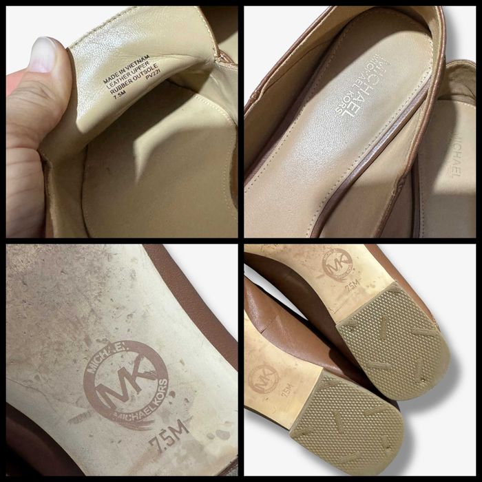 Sapatos de Pele Castanhos - Michael Kors