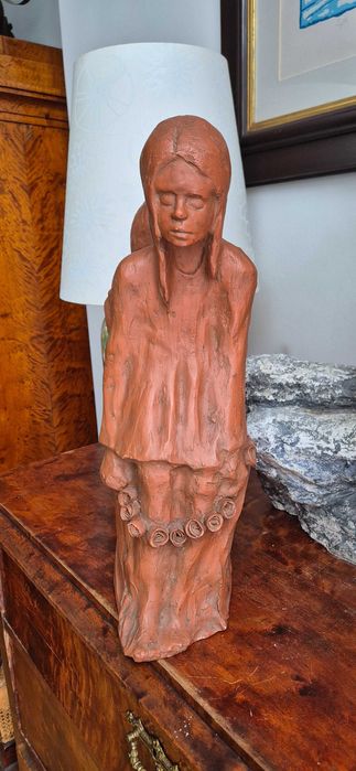 Christian Leroy Ekspresjonistyczna aukcyjna rzeźba z terakoty unikat