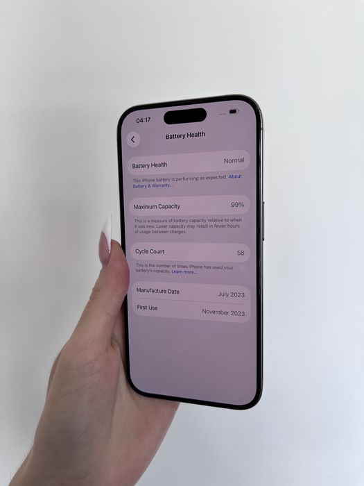 RATY 0% iPhone 15 Pro 128 GB BATERIA 99% GWARANCJA 12 miesiecy !!!
