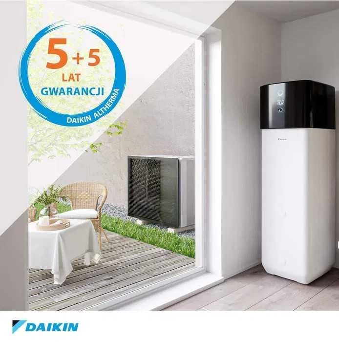 Pompa ciepła DAIKIN Altherma 8 kW. 180l CWU z montażem