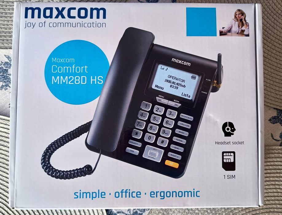 Telefon Maxcom stacjonarny
