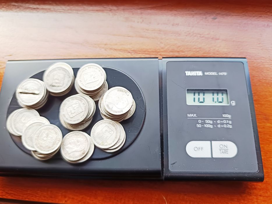 73 Moedas em prata Venezuela