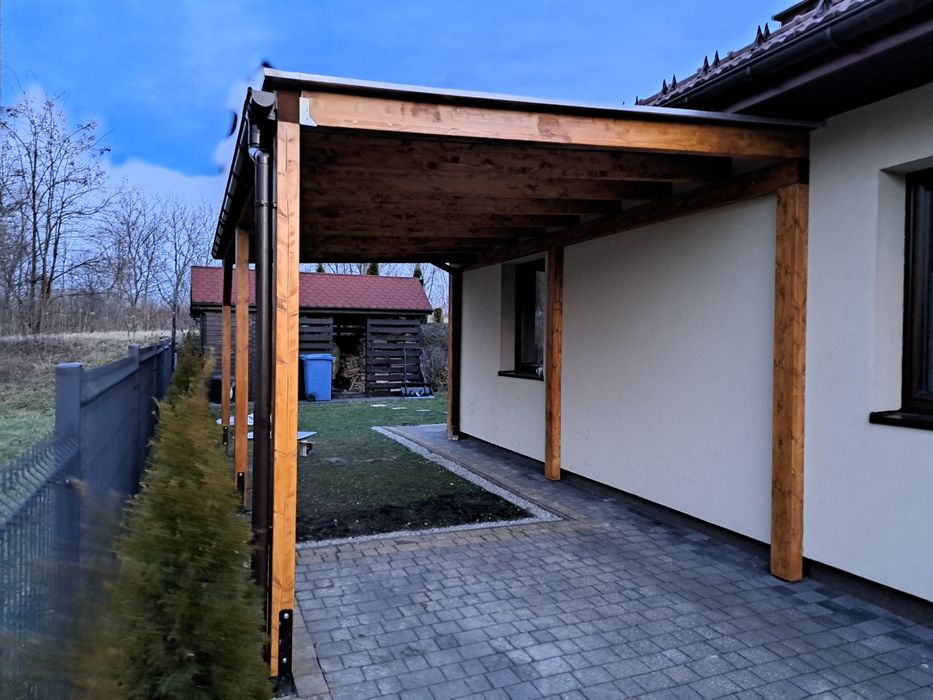Zadaszenia tarasów pergole wiaty pergola zabudowy tarasów