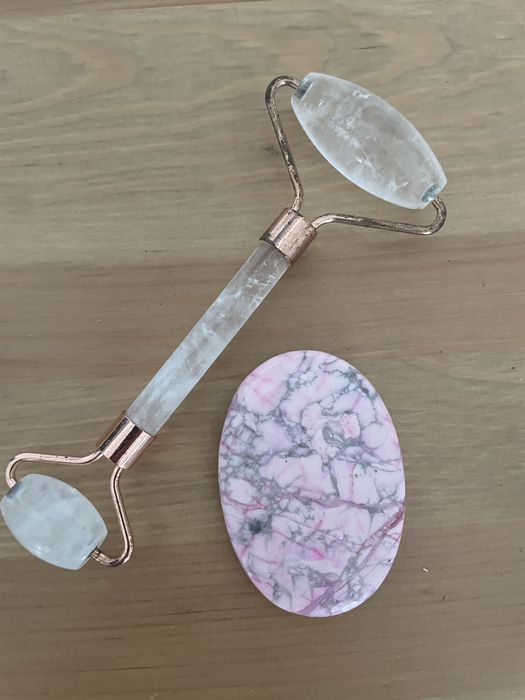 Tratamento pele firmeza quartzo roller