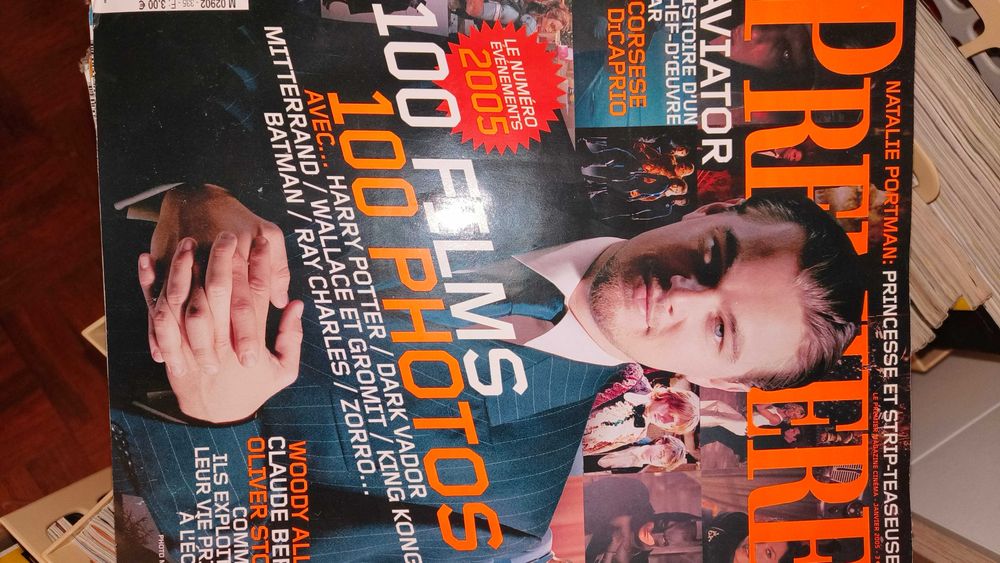 Revistas Première e TV filmes para coleccionadores