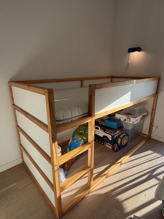 Łóżko dziecięce Kura IKEA piętrowe