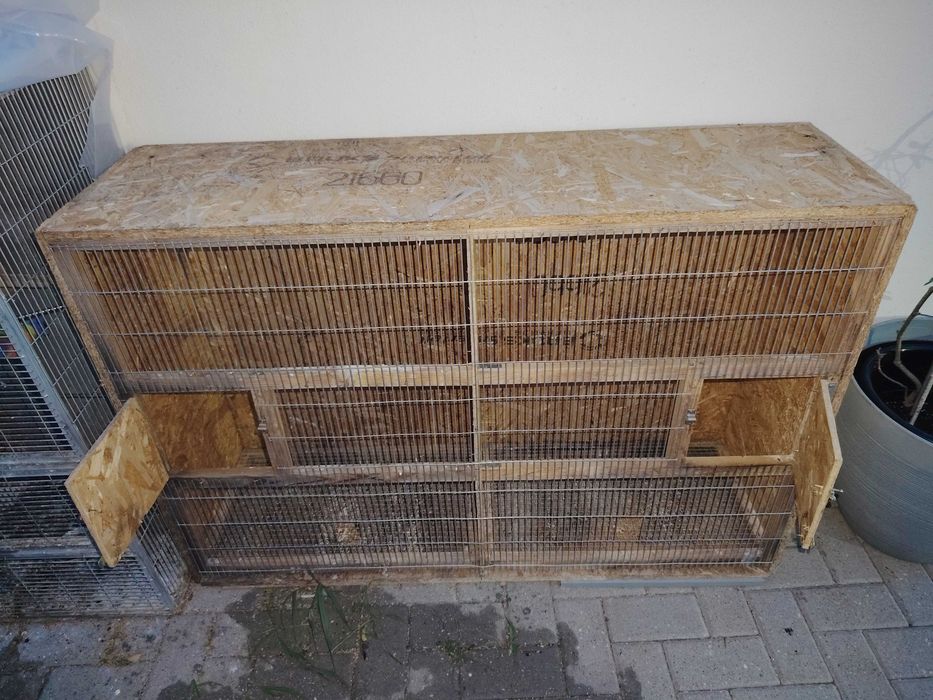 Gaiola 120cm x 80cm x 37cm, vendo ou troco por aves