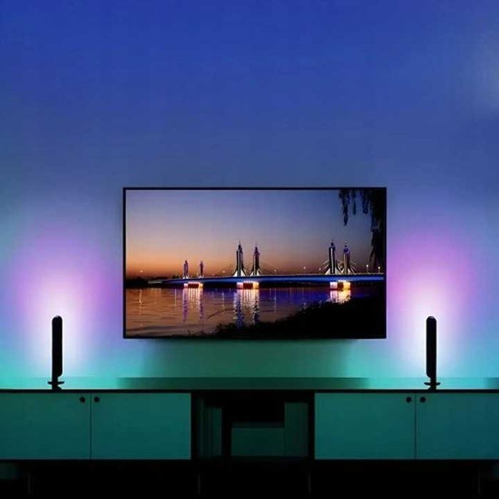 2x Listwy inteligentne świetlne LED do TV PC LAMPKA LED NA BIURKO RGB